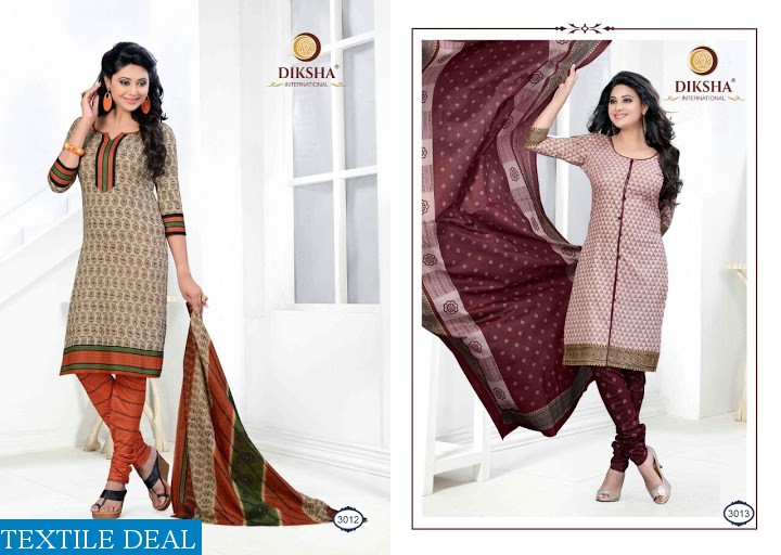 Diksha vol-3 Wholesale cotton Dress material